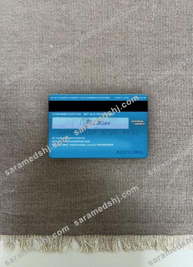 USA Citizens bank amex blue business plus card photolook back